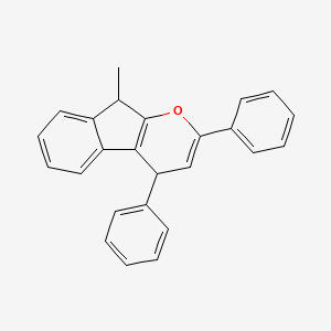 9-Methyl-2,4-diphenyl-4,9-dihydroindeno[2,1-b]pyran