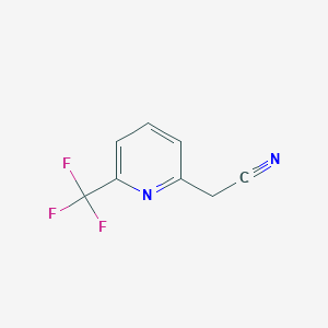 2-(6-(Trifluoromethyl)pyridin-2-yl)acetonitrile
