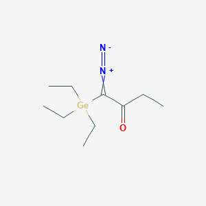 1-Diazonio-1-(triethylgermyl)but-1-en-2-olate