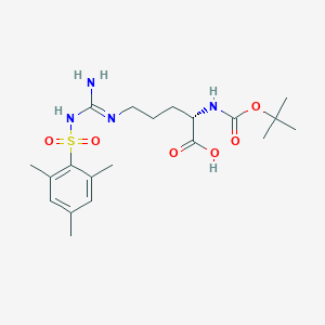 molecular formula C20H32N4O6S B145444 Boc-Arg(Mts)-OH CAS No. 136625-03-1