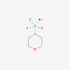 molecular formula C5H9BF3KO B1454441 四氢-2H-吡喃-4-三氟硼酸钾 CAS No. 1279123-50-0