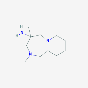 2,4-Dimethyldecahydropyrido[1,2-a][1,4]diazepin-4-amine