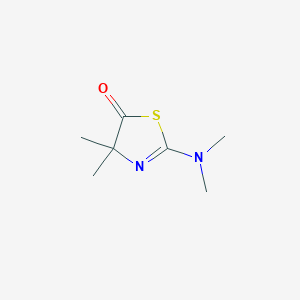 5(4H)-Thiazolone, 2-(dimethylamino)-4,4-dimethyl-