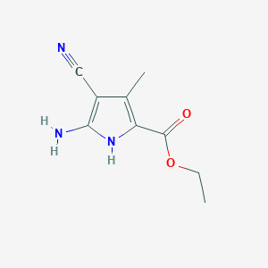 Ethyl 5-amino-4-cyano-3-methyl-1H-pyrrole-2-carboxylate