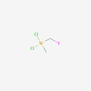 molecular formula C2H5Cl2ISi B14544555 Dichloro(iodomethyl)methylsilane CAS No. 62129-92-4