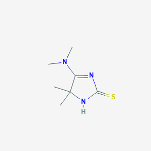 2H-Imidazole-2-thione, 4-(dimethylamino)-1,5-dihydro-5,5-dimethyl-