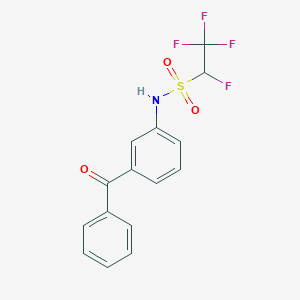 N-(3-Benzoylphenyl)-1,2,2,2-tetrafluoroethane-1-sulfonamide