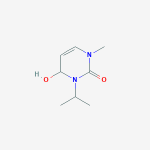 4-Hydroxy-1-methyl-3-(propan-2-yl)-3,4-dihydropyrimidin-2(1H)-one