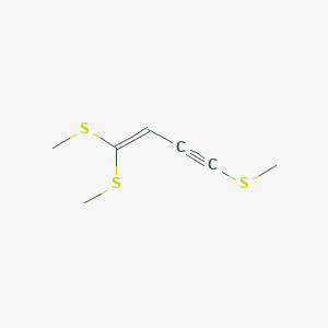 1,1,4-Tris(methylsulfanyl)but-1-en-3-yne