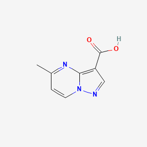molecular formula C8H7N3O2 B1454474 5-Methylpyrazolo[1,5-a]pyrimidine-3-carboxylic acid CAS No. 62908-85-4