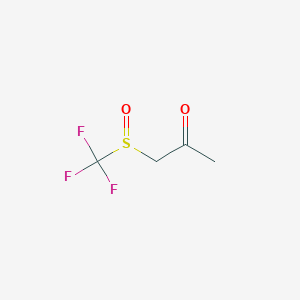 1-(Trifluoromethanesulfinyl)propan-2-one