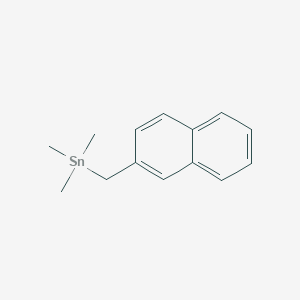 Trimethyl[(naphthalen-2-yl)methyl]stannane