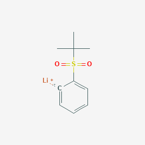 molecular formula C10H13LiO2S B14544821 lithium;tert-butylsulfonylbenzene CAS No. 62261-19-2