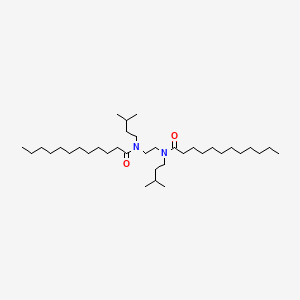 N,N'-(Ethane-1,2-diyl)bis[N-(3-methylbutyl)dodecanamide]