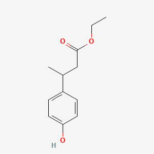 molecular formula C12H16O3 B1454483 3-(4-羟基苯基)丁酸乙酯 CAS No. 166960-11-8