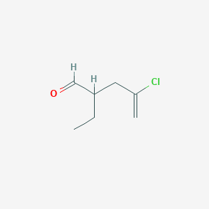 4-Chloro-2-ethylpent-4-enal