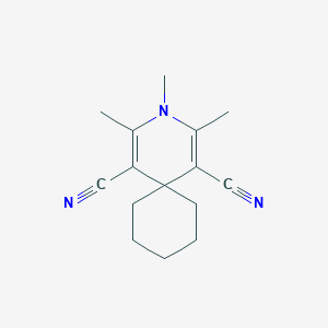 3-Azaspiro[5.5]undeca-1,4-diene-1,5-dicarbonitrile, 2,3,4-trimethyl-