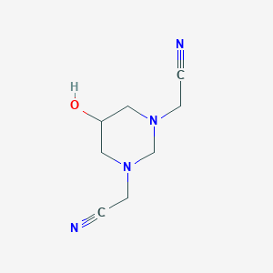 2,2'-(5-Hydroxydihydropyrimidine-1,3(2H,4H)-diyl)diacetonitrile