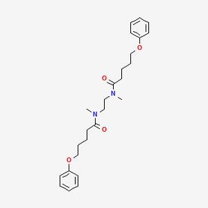 N,N'-(Ethane-1,2-diyl)bis(N-methyl-5-phenoxypentanamide)