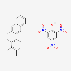 4-Ethyl-3-methylbenzo[a]anthracene;2,4,6-trinitrophenol