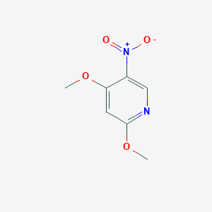 molecular formula C7H8N2O4 B1454493 2,4-二甲氧基-5-硝基吡啶 CAS No. 607373-84-2