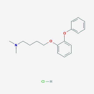 N,N-dimethyl-4-(2-phenoxyphenoxy)butan-1-amine;hydrochloride