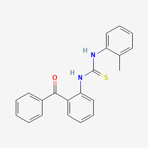 Thiourea, N-(2-benzoylphenyl)-N'-(2-methylphenyl)-