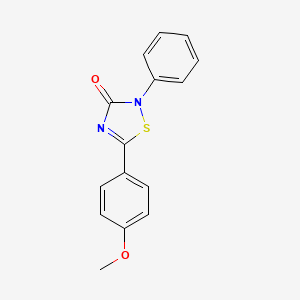 5-(4-Methoxyphenyl)-2-phenyl-1,2,4-thiadiazol-3(2H)-one