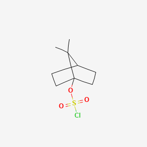 7,7-Dimethylbicyclo[2.2.1]heptan-1-yl sulfurochloridate