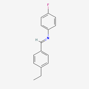 Benzenamine, N-[(4-ethylphenyl)methylene]-4-fluoro-