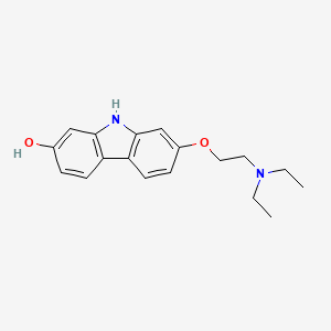 7-[2-(Diethylamino)ethoxy]-9H-carbazol-2-OL