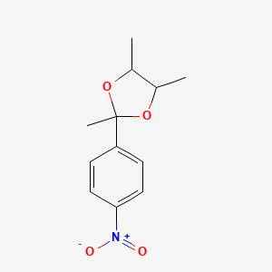 2,4,5-Trimethyl-2-(4-nitrophenyl)-1,3-dioxolane