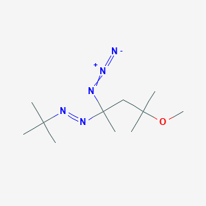 (E)-1-(2-Azido-4-methoxy-4-methylpentan-2-yl)-2-tert-butyldiazene