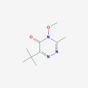 6-tert-Butyl-4-methoxy-3-methyl-1,2,4-triazin-5(4H)-one