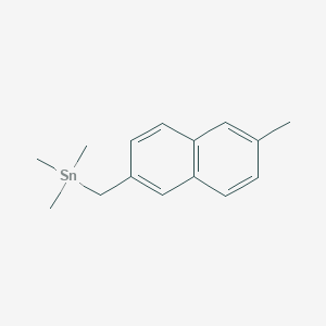 Trimethyl[(6-methylnaphthalen-2-yl)methyl]stannane