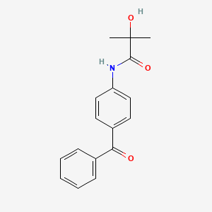 N-(4-Benzoylphenyl)-2-hydroxy-2-methylpropanamide