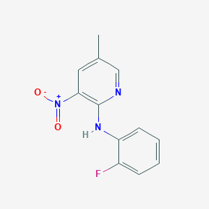 N-(2-Fluorophenyl)-5-methyl-3-nitropyridin-2-amine