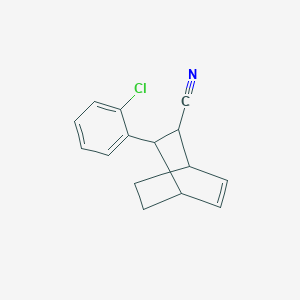 3-(2-Chlorophenyl)bicyclo[2.2.2]oct-5-ene-2-carbonitrile