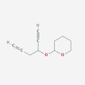 2-[(Hexa-1,5-diyn-3-yl)oxy]oxane