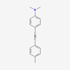 N,N-Dimethyl-4-[(4-methylphenyl)ethynyl]aniline