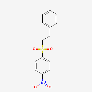 1-Nitro-4-(2-phenylethanesulfonyl)benzene