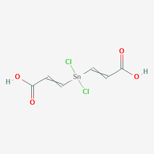 3,3'-(Dichlorostannanediyl)di(prop-2-enoic acid)