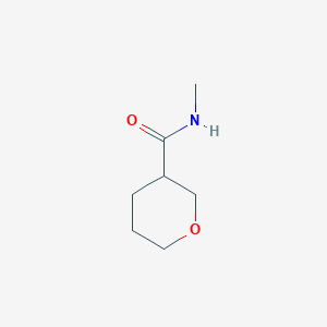 molecular formula C7H13NO2 B1454513 N-methyloxane-3-carboxamide CAS No. 1339888-97-9