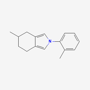 2H-Isoindole, 4,5,6,7-tetrahydro-5-methyl-2-(2-methylphenyl)-