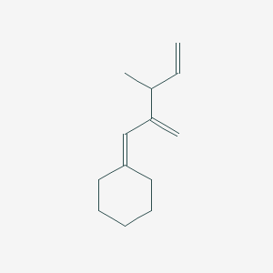 (3-Methyl-2-methylidenepent-4-en-1-ylidene)cyclohexane