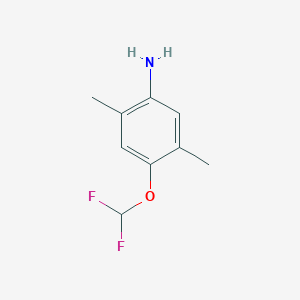 B1454515 4-(Difluoromethoxy)-2,5-dimethylaniline CAS No. 1268388-19-7