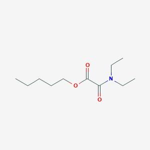 molecular formula C11H21NO3 B14545195 Pentyl (diethylamino)(oxo)acetate CAS No. 62248-36-6