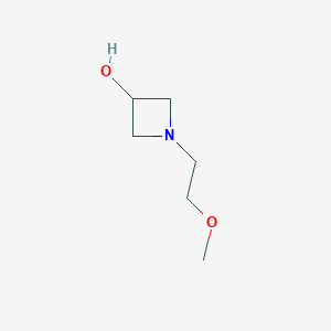 molecular formula C6H13NO2 B1454524 1-(2-甲氧基乙基)氮杂环丁-3-醇 CAS No. 1340368-69-5