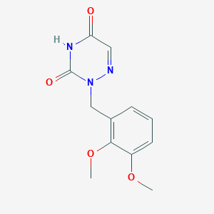 2-[(2,3-Dimethoxyphenyl)methyl]-1,2,4-triazine-3,5(2H,4H)-dione