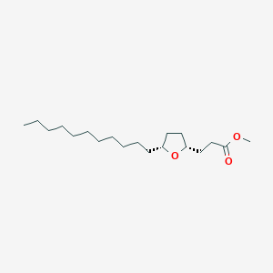 methyl 3-[(2R,5R)-5-undecyloxolan-2-yl]propanoate